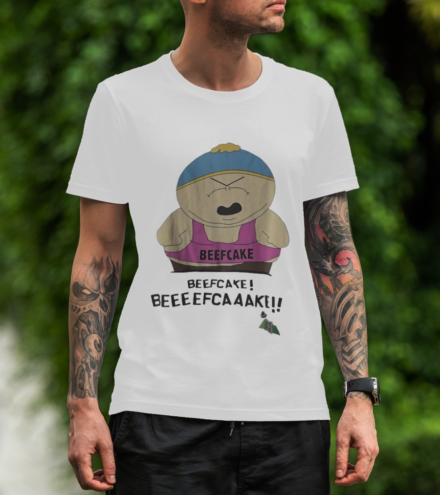 Eric Cartman South Park Beefcake Beeeefcaaake Iconic Merchandise T-Shirt