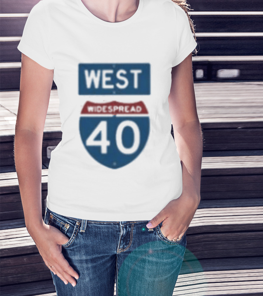 Goin' Out West Tour Summer 2026 Widespread 40 Interstate T-Shirt