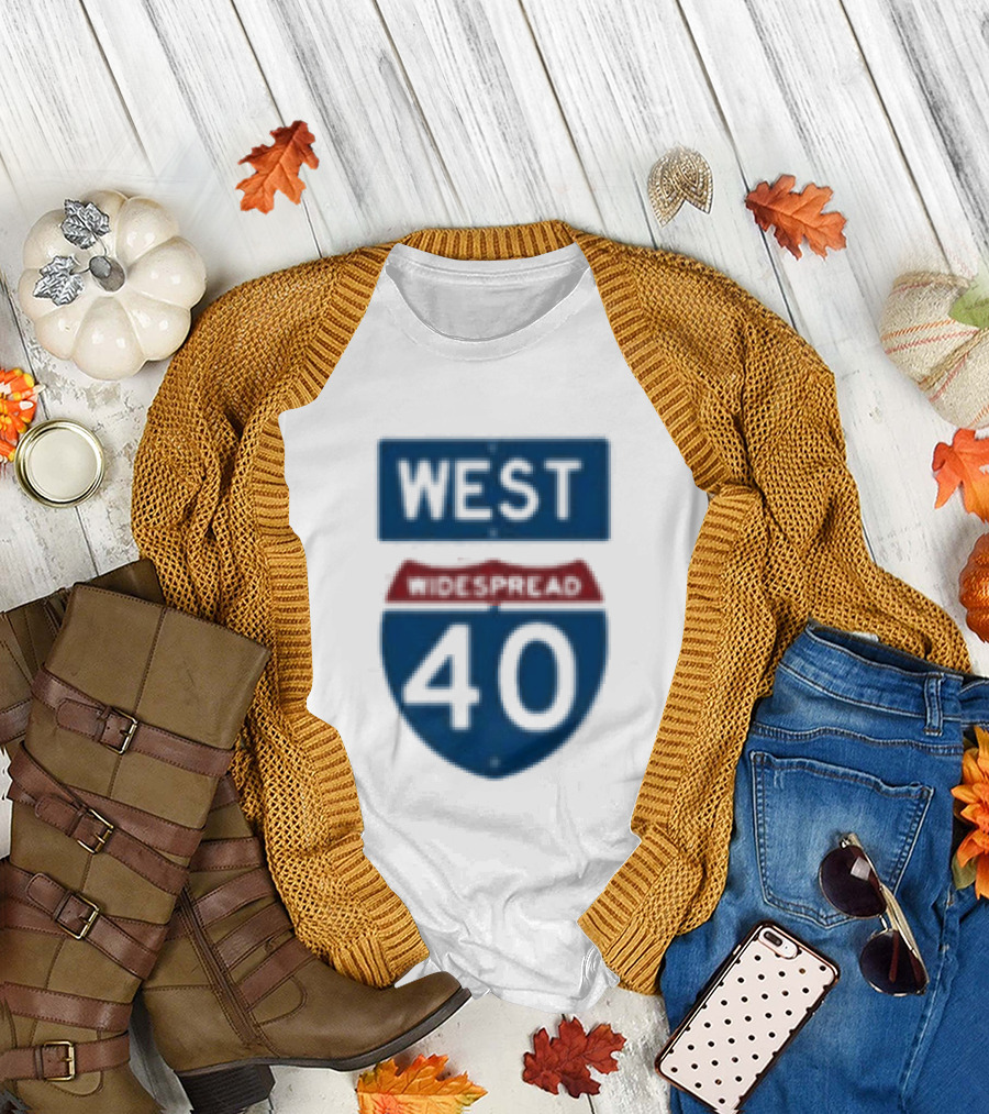 Goin' Out West Tour Summer 2026 Widespread 40 Interstate T-Shirt