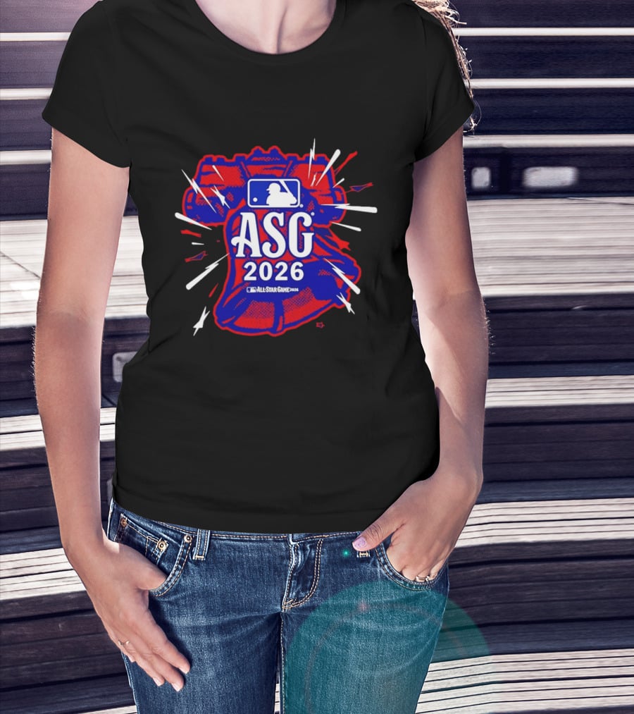2026 MLB All Star Game ASG Loud Liberty Bell Explosion T-Shirt