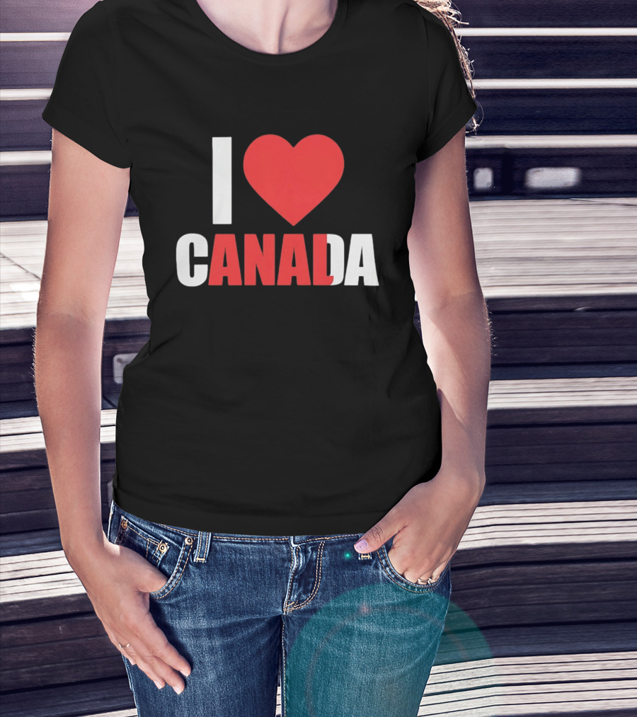 I Love Canada Heart Symbol CANADA T-Shirt
