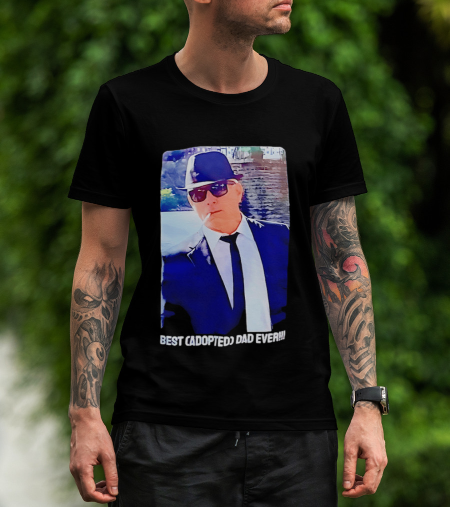 Blues Brothers Best Cadopted Dad Ever T-Shirt
