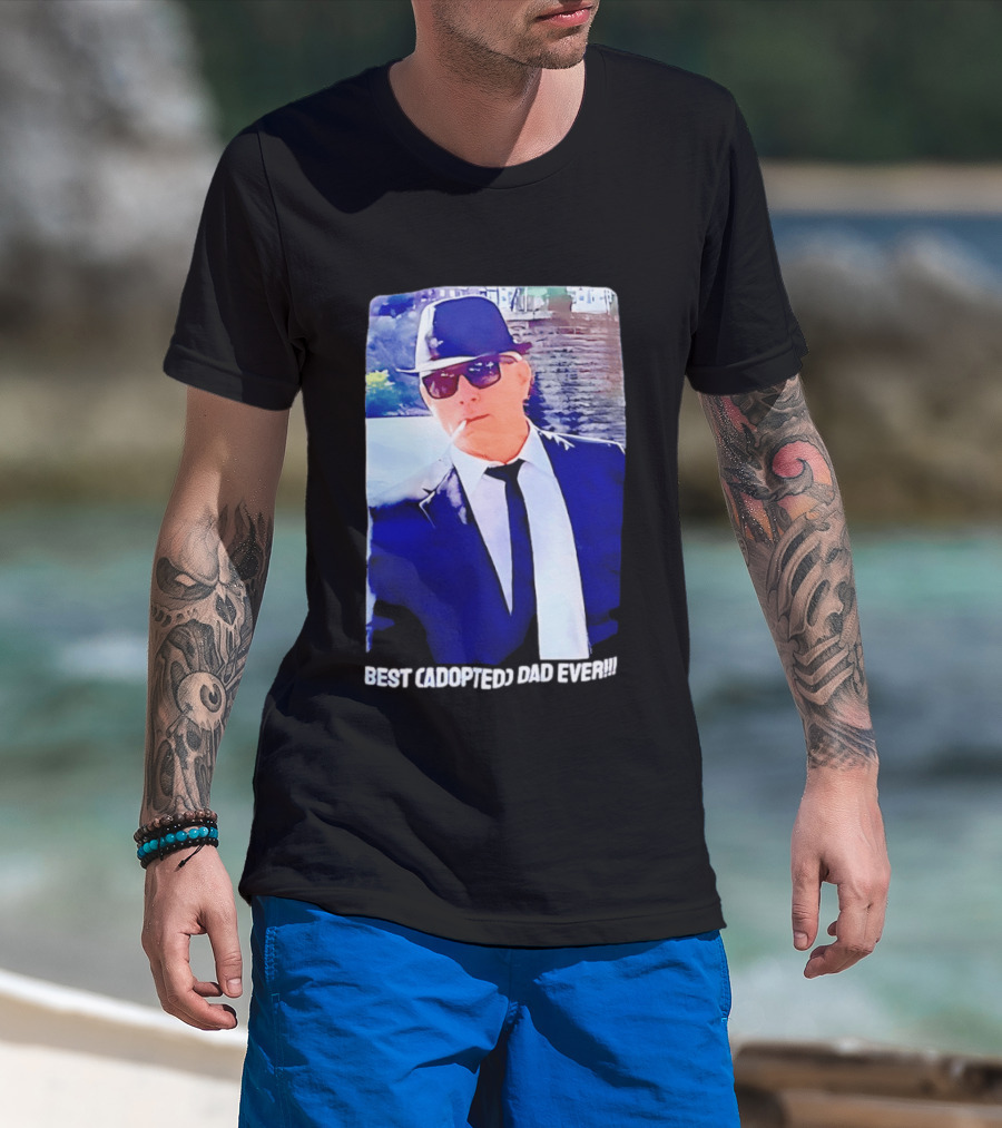 Blues Brothers Best Cadopted Dad Ever T-Shirt