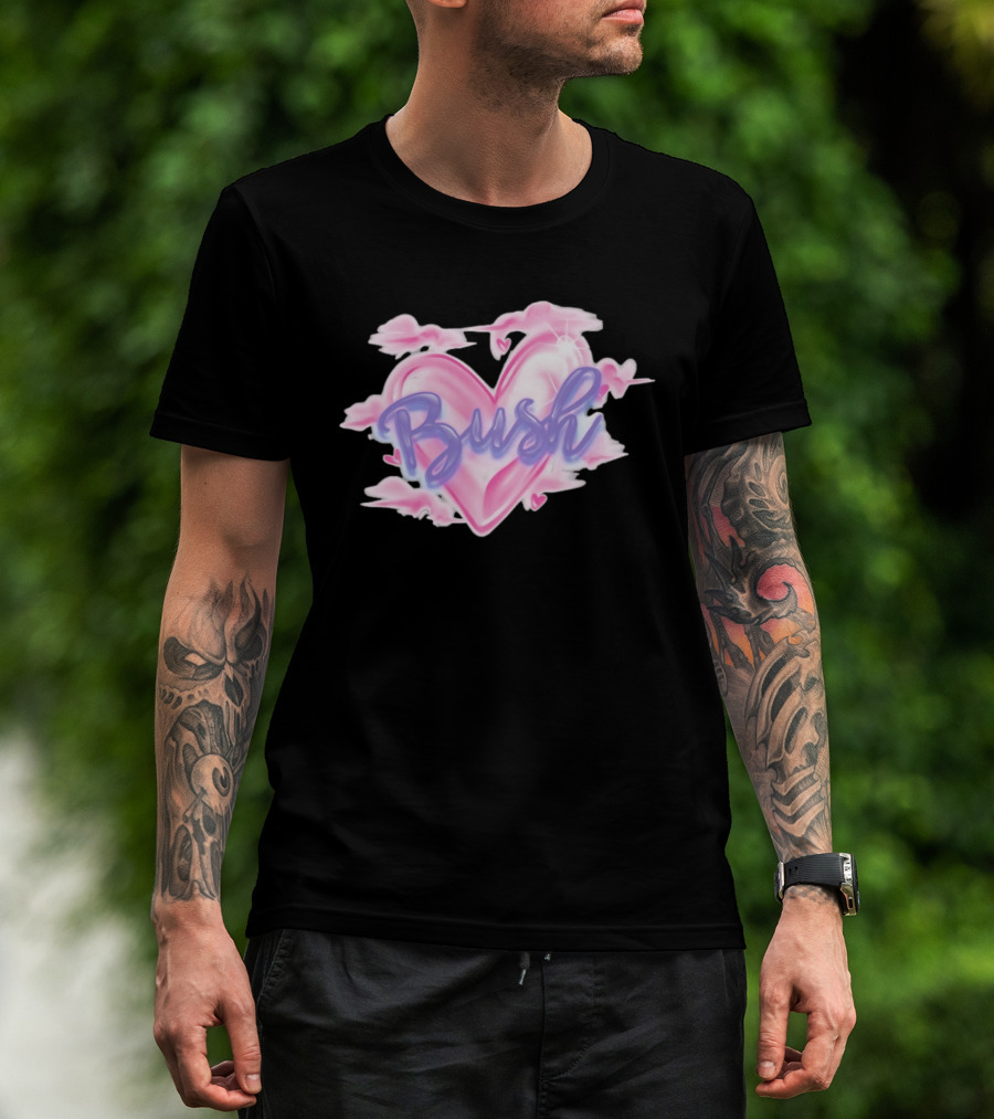 Bush Heart Clouds 90s Rock Gavin Rossdale T-Shirt