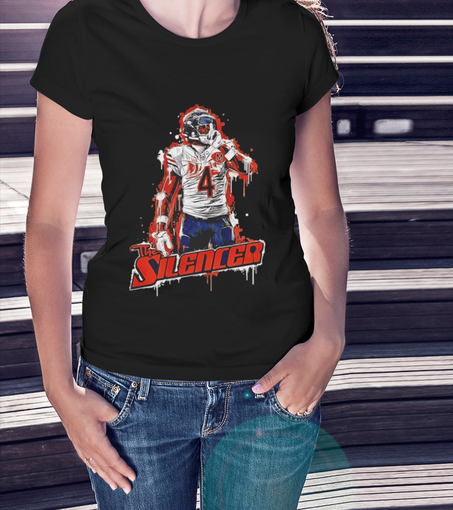 The Silencer Number 4 Chicago Football Player T-Shirt