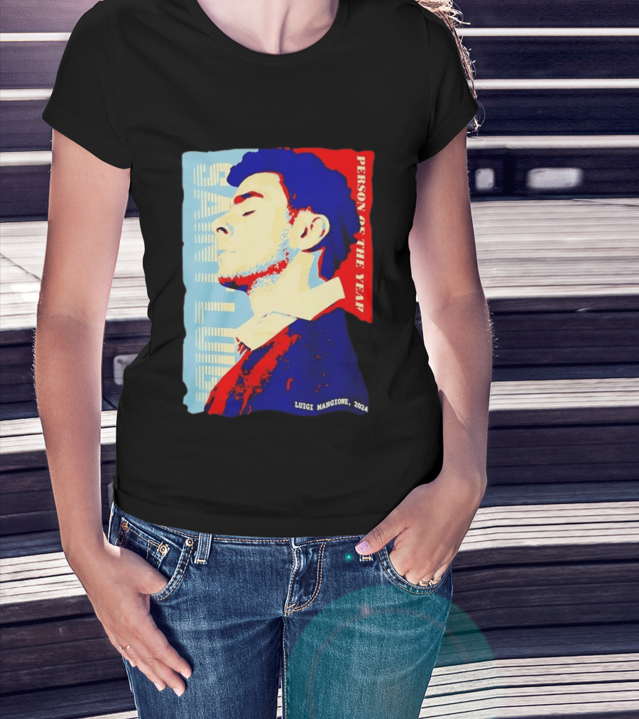 Saint Luigi Mangione 2024 Person Of The Year T-Shirt