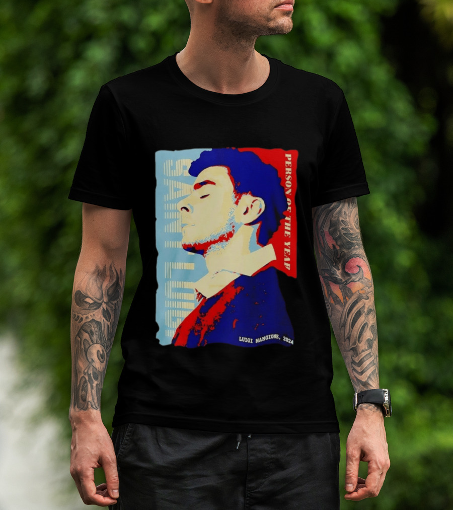 Saint Luigi Mangione 2024 Person Of The Year T-Shirt