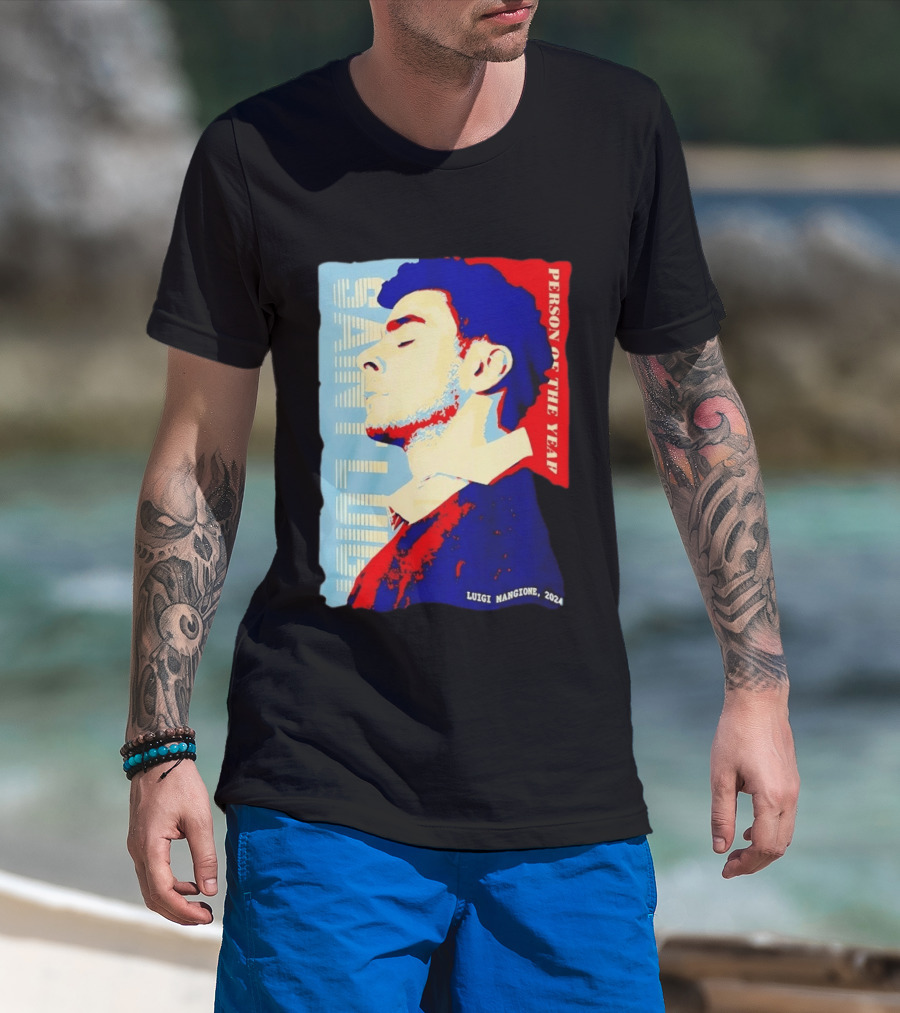 Saint Luigi Mangione 2024 Person Of The Year T-Shirt