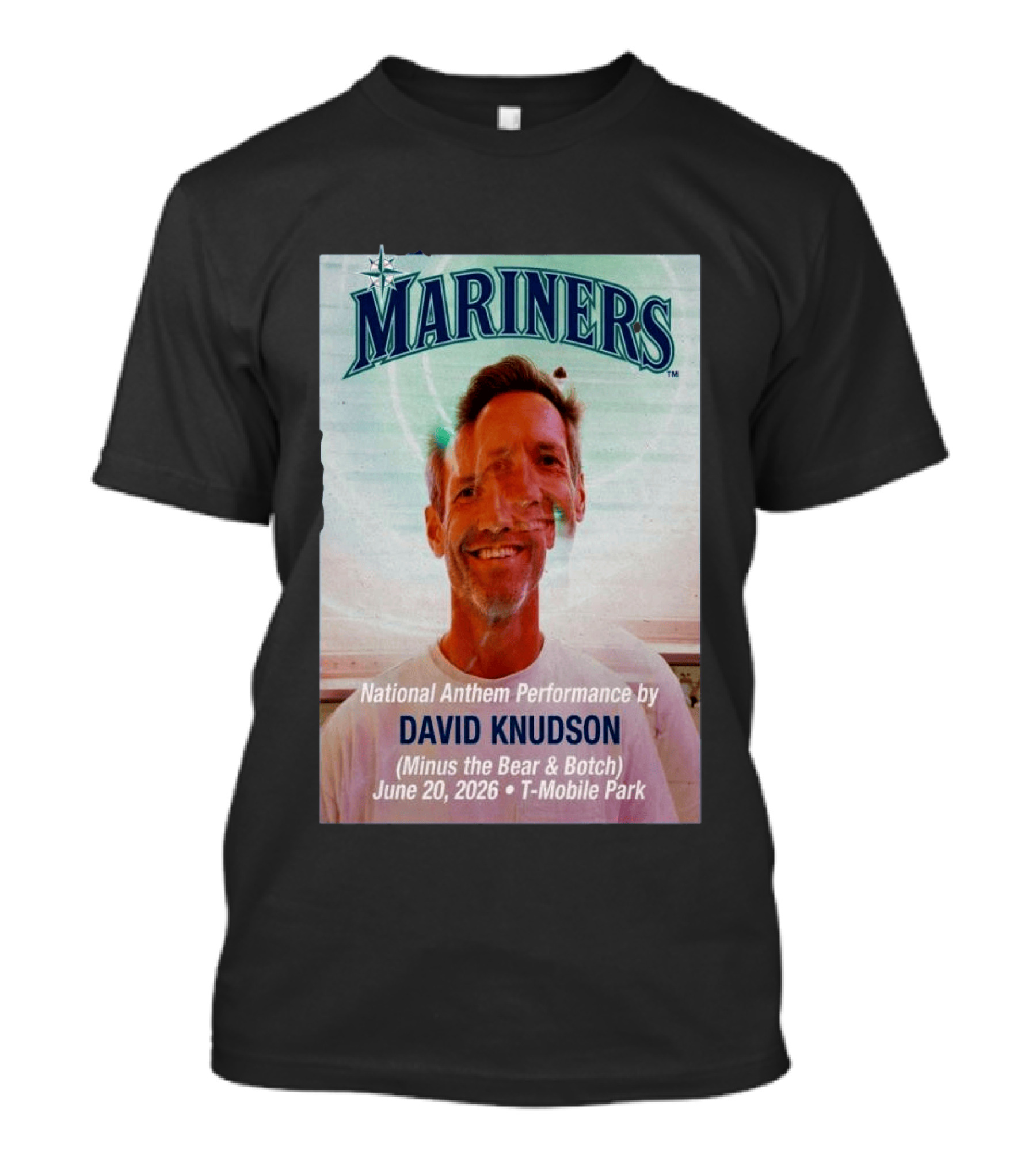 Mariners National Anthem Performance David Knudson June 20 2026 Mobile Park T-Shirt