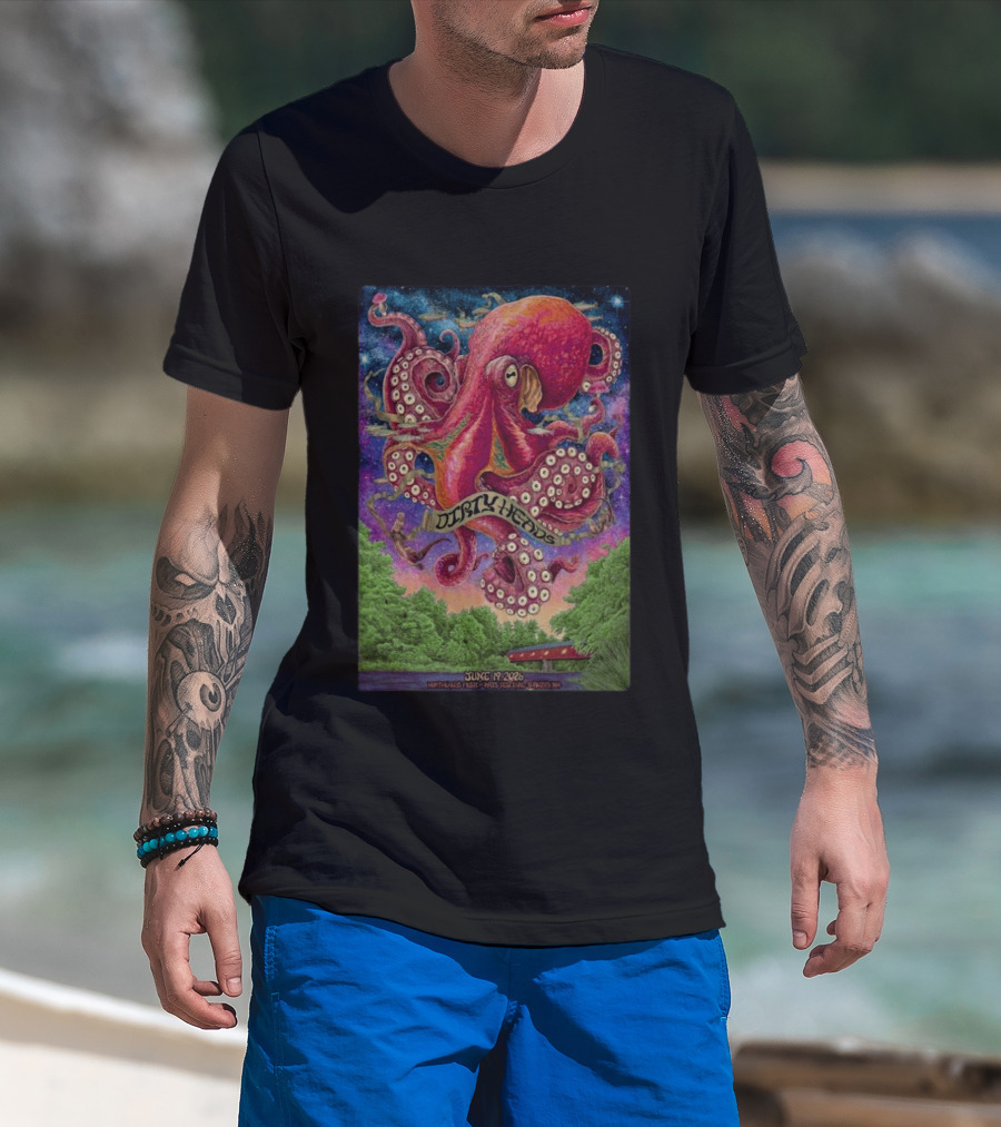 Dirty Heads Northlands Music June 19 2026 Swanzey NH Octopus T-Shirt