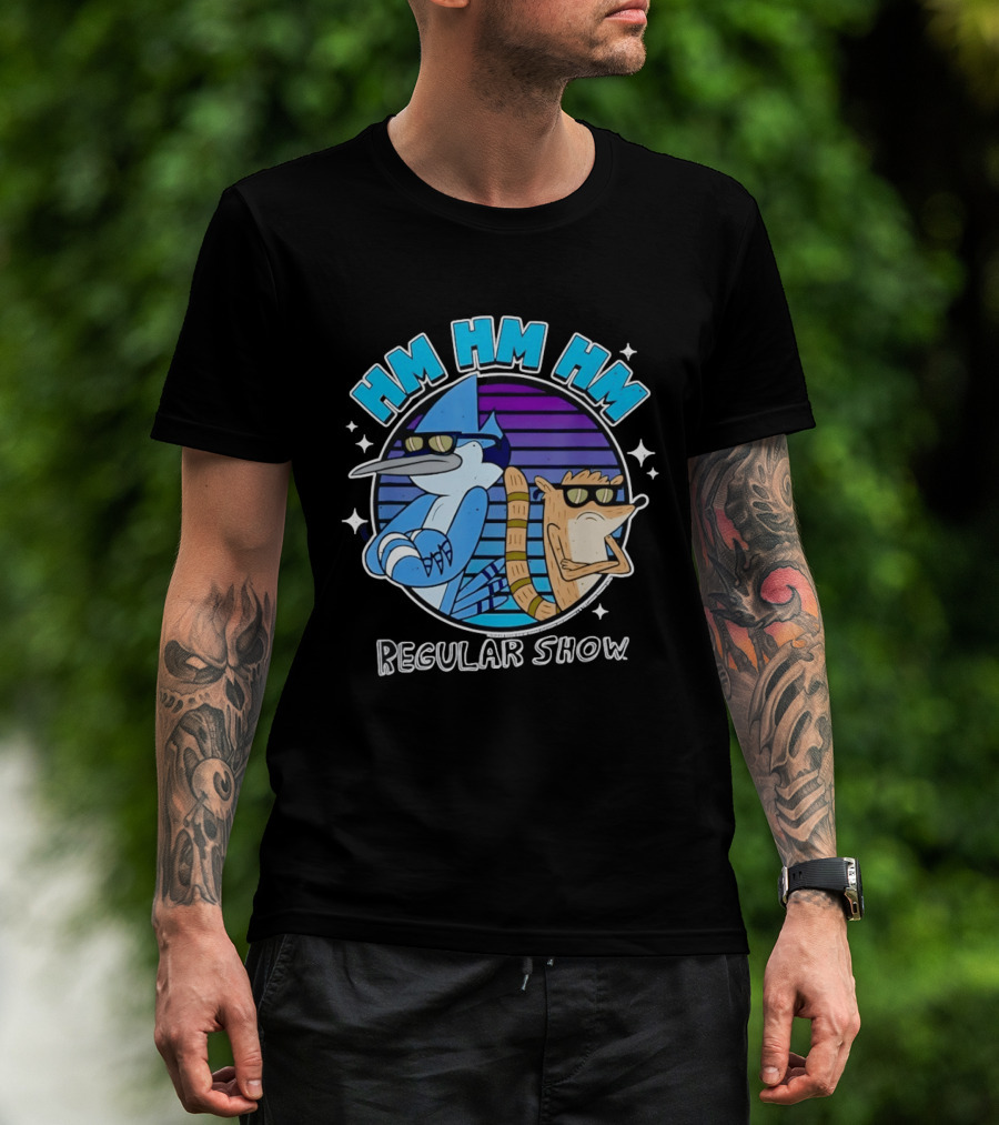 HM HM HM Mordecai And Rigby Regular Show Cartoon T-Shirt