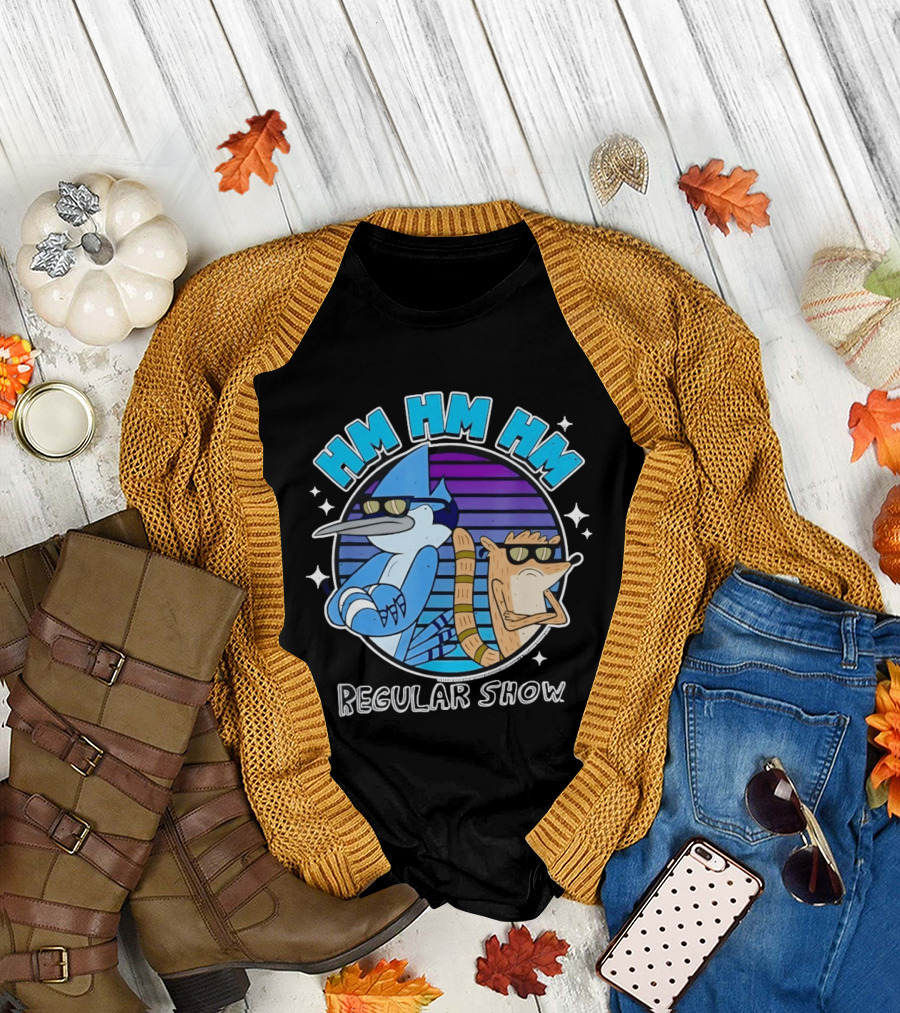 HM HM HM Mordecai and Rigby Regular Show Cartoon T-Shirt