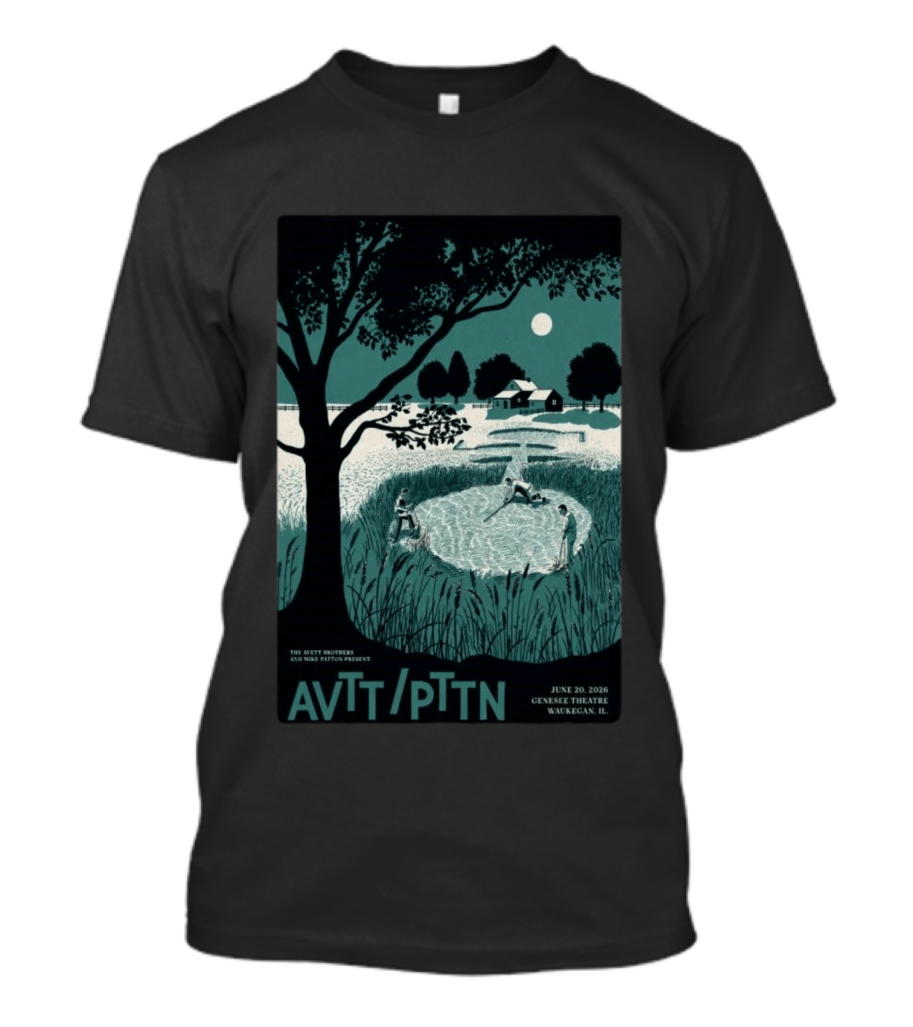 The Avett Brothers And Nikki Patton Waukegan IL Genesee Theatre June 20 2026 T-Shirt