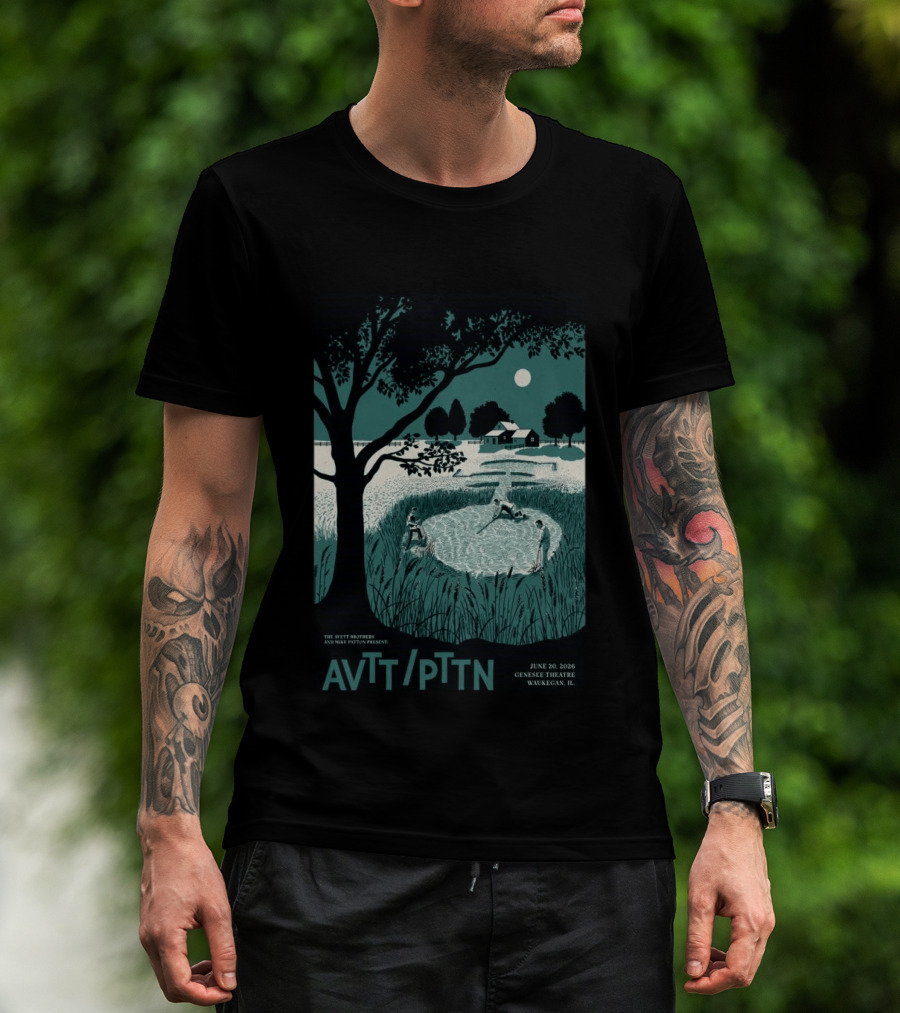 The Avett Brothers And Nikki Patton Waukegan IL Genesee Theatre June 20 2026 T-Shirt