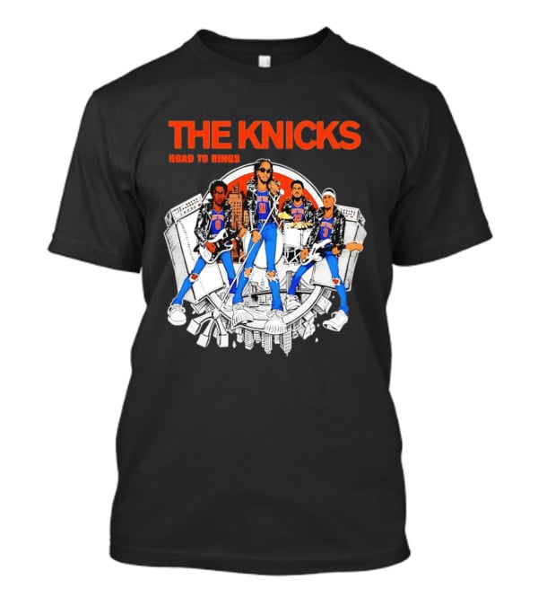 THE KNICKS Players Rock Road To Rings New York Knicks T-Shirt