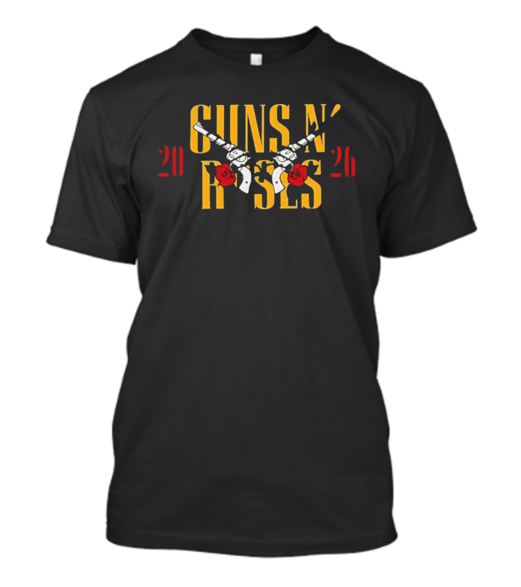 Guns N Roses 2026 Tour Iron On Heat Transfer T-Shirt