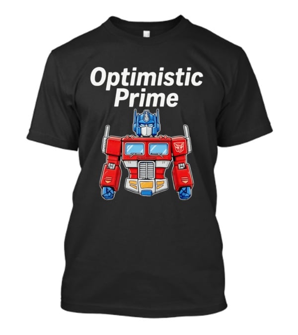 Optimistic Prime Transformers Iconic Robot T-Shirt