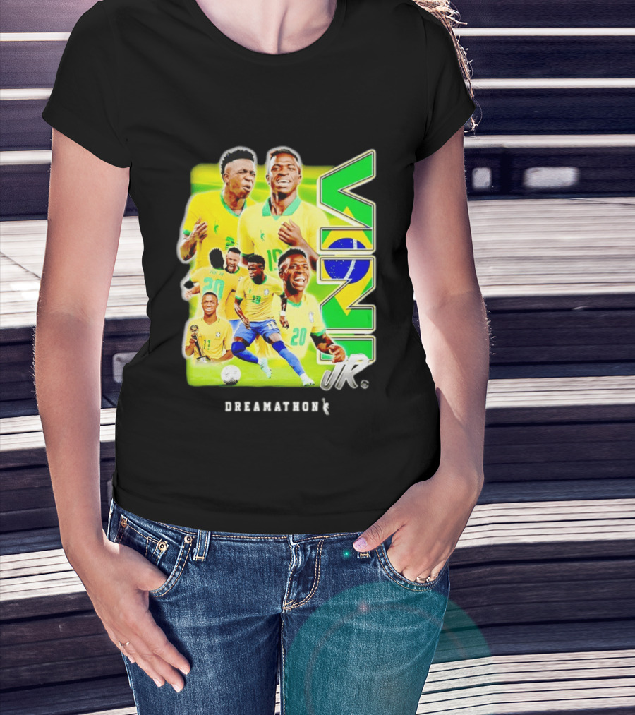 Vini Jr Brazil Dreamathon Soccer Moments T-Shirt