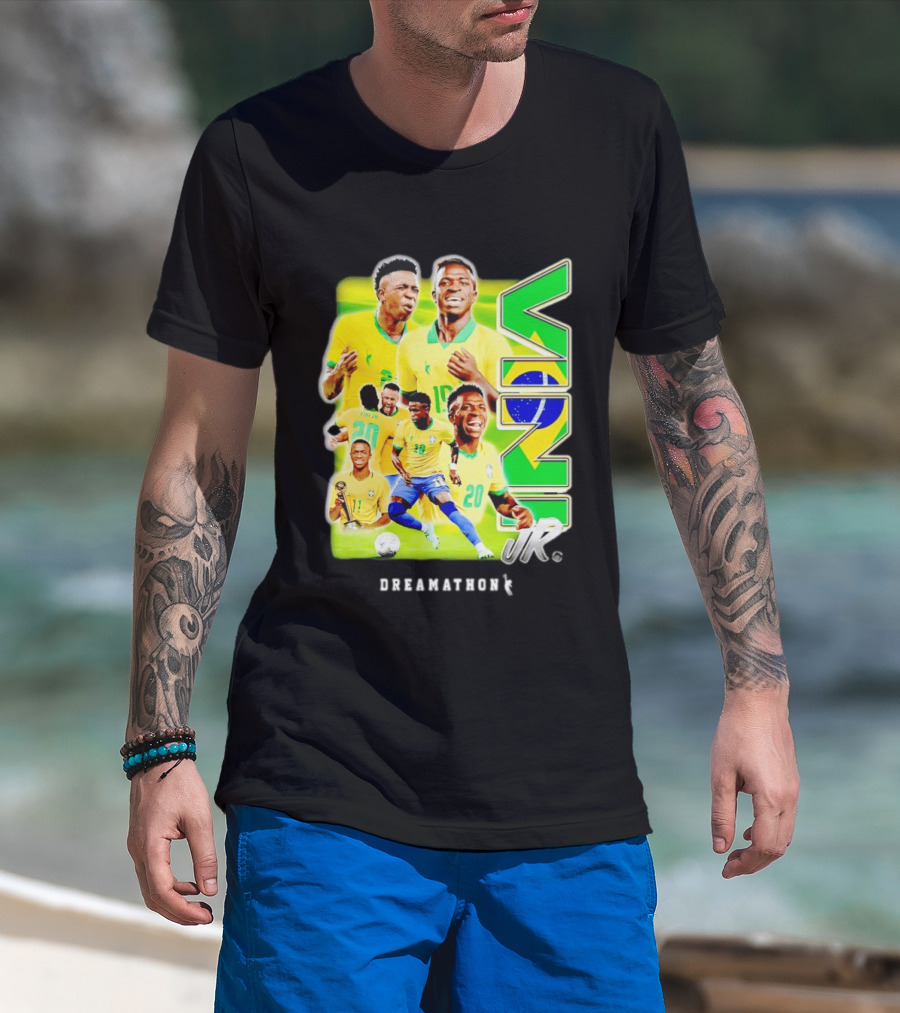 Vini Jr Brazil Dreamathon Soccer Moments T-Shirt