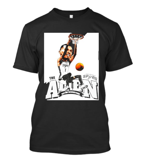 Victor Wembanyama The Alien San Antonio Spurs Basketball T-Shirt