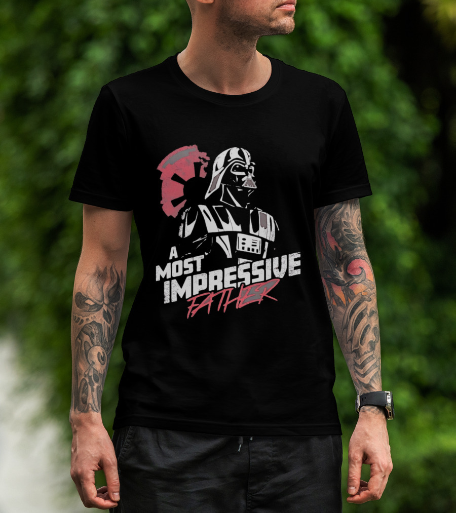 A Most Impressive Father Star Wars Darth Vader Iconic Pose T-Shirt