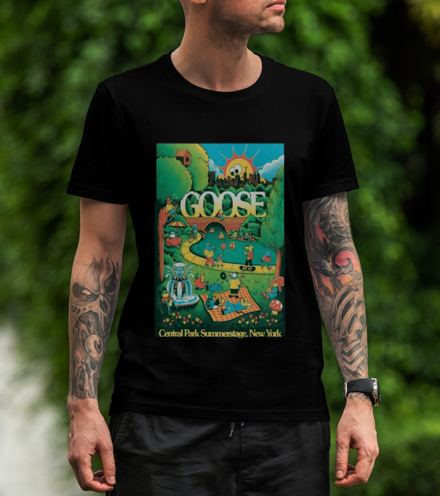 GOOSE Central Park Summerstage New York Jun 21 2026 T-Shirt