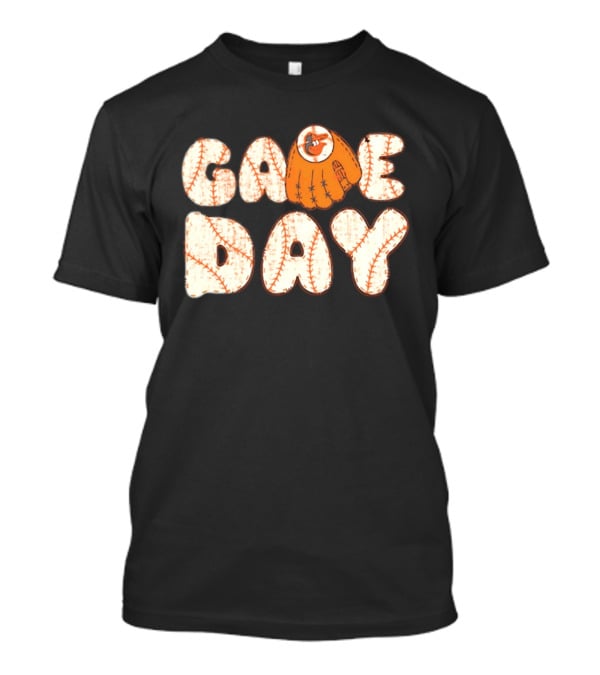 Baltimore Orioles Game Day Baseball Glove MLB T-Shirt