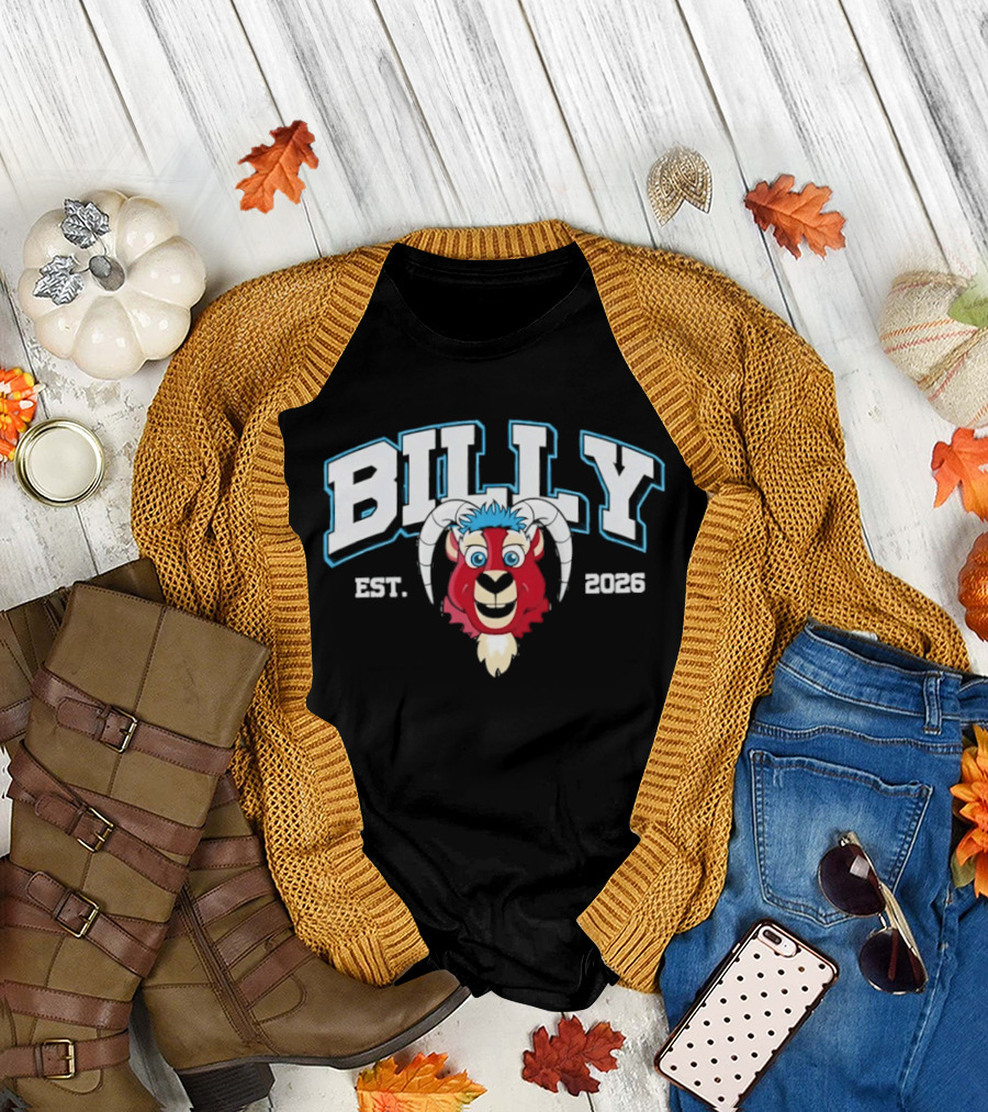 Billy New Mexico Goatheads Hockey Est 2026 T-Shirt