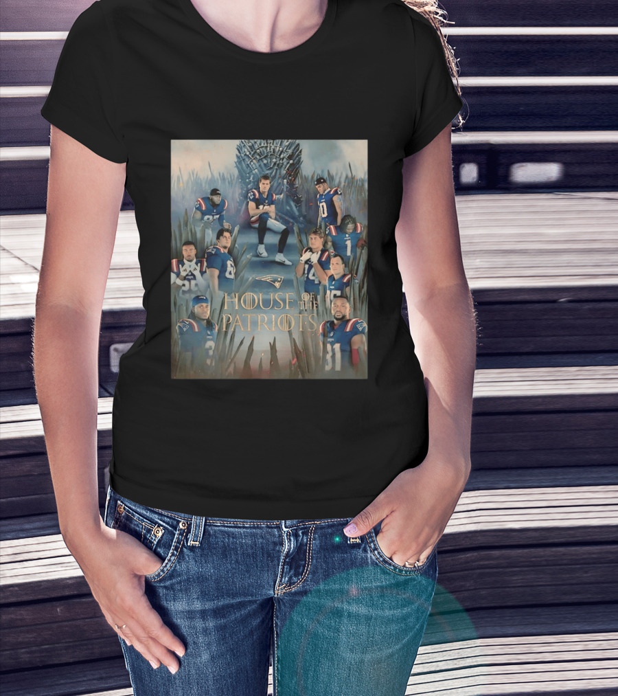 New England Patriots House Of The Dragon Crossover House Of The Patriots T-Shirt
