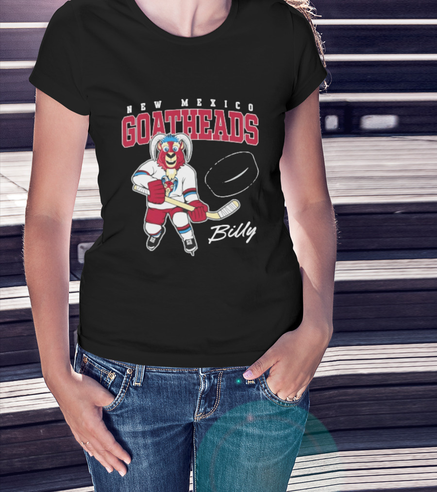 New Mexico Goatheads Billy Hockey T-Shirt