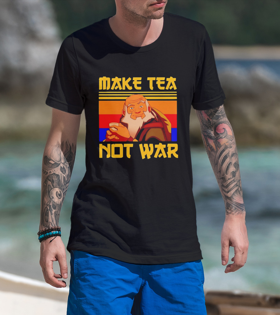 Make Tea Not War Uncle T-Shirt