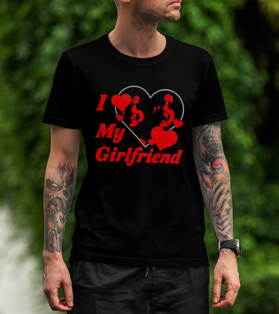 Obsession 2026 Nikki I Love My Girlfriend Hearts T-Shirt