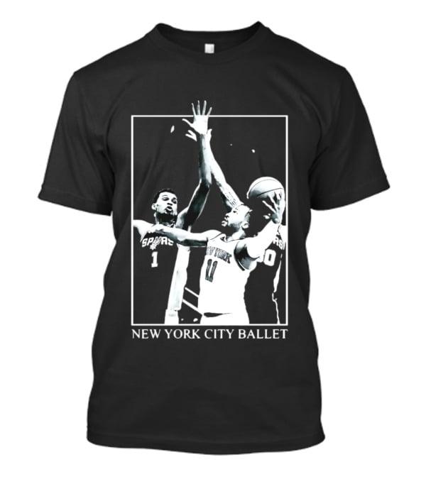 Jalen Brunson New York Spurs NBA Matchup Ballet Performance T-Shirt