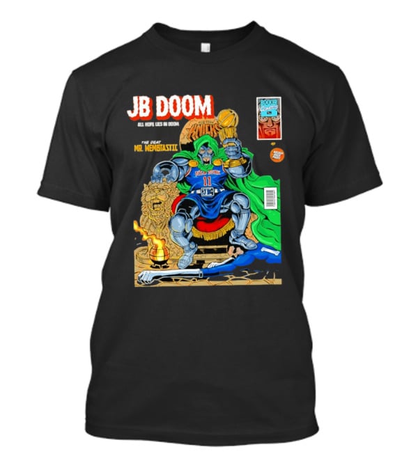 JB Doom New York Knicks 2026 NBA Champs The Death Of Mr. Wembtastic T-Shirt
