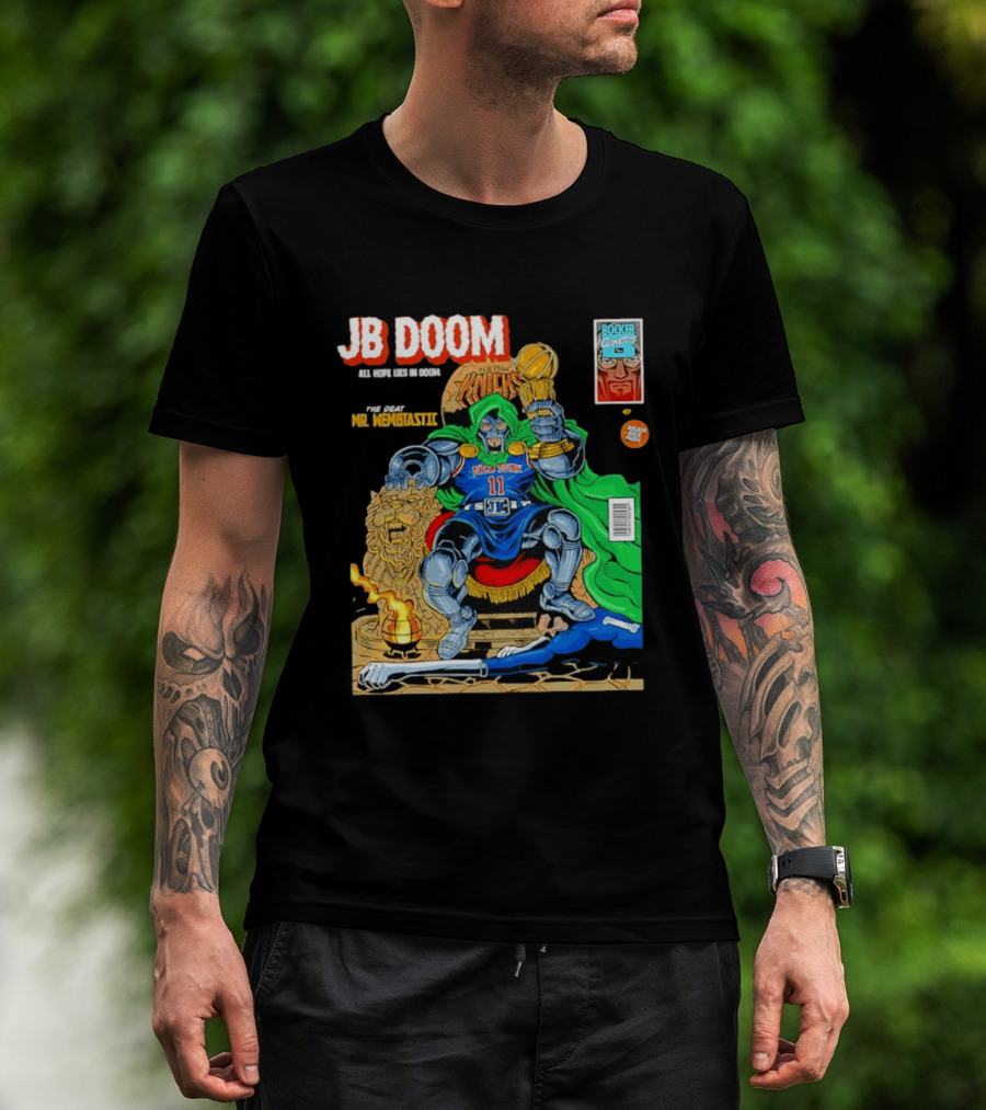 JB Doom New York Knicks 2026 NBA Champs The Death Of Mr. Wembtastic T-Shirt