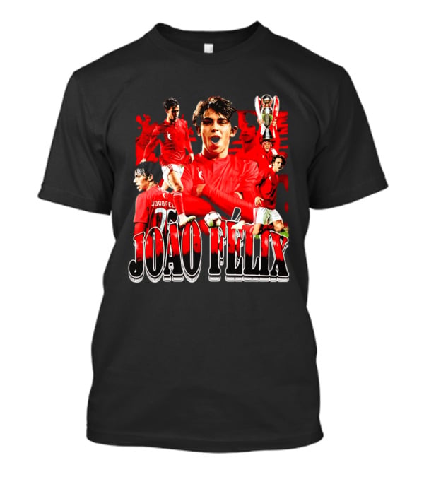 João Félix SL Benfica Football Star Reds Celebration T-Shirt