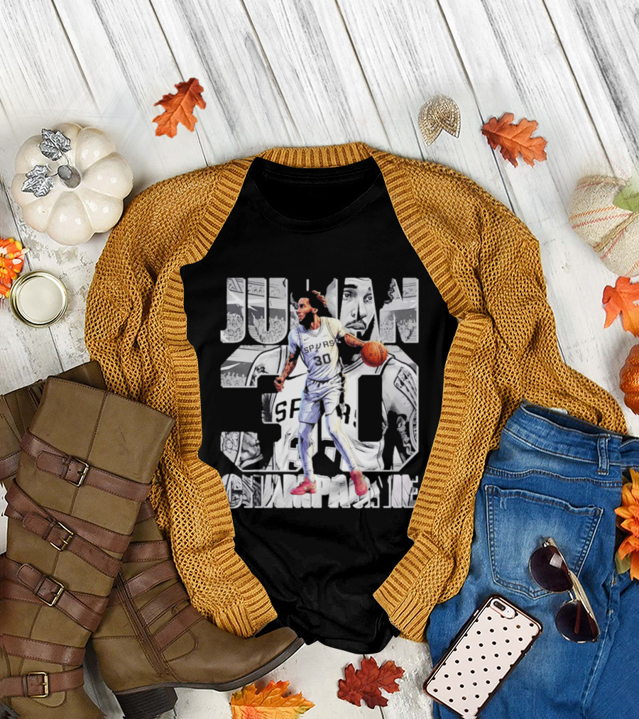 Julian Champagnie Spurs 30 Comic T-Shirt