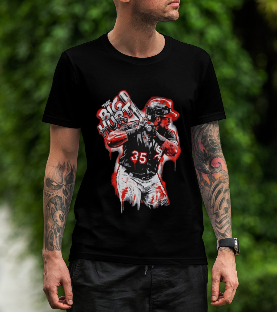 Frank Thomas The Big Hurt 35 Chicago White Sox T-Shirt