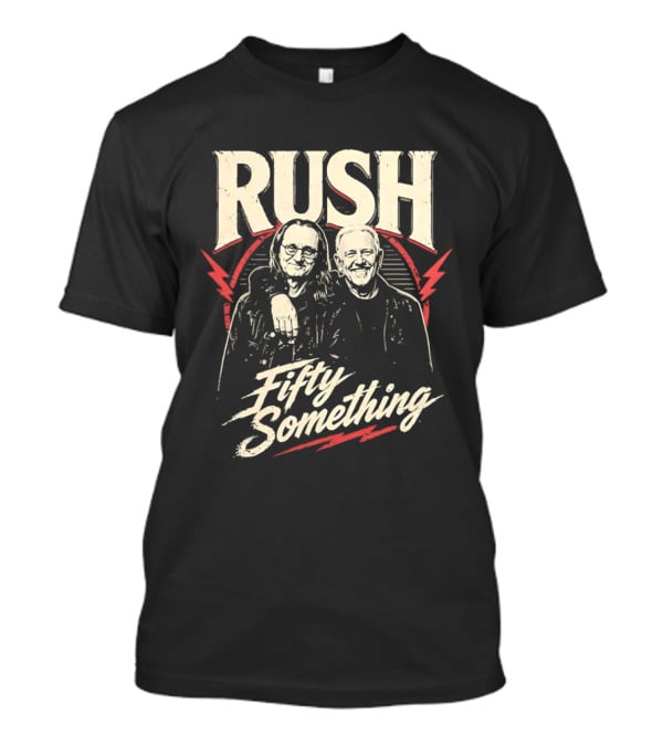 Rush Band Geddy Lee Alex Lifeson Fifty Something T-Shirt