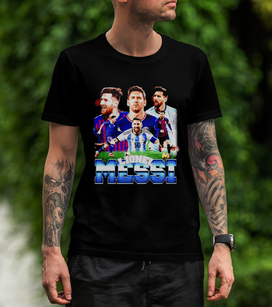 Lionel Messi Barcelona Paris Saint Germain Argentina Football Legend T-Shirt