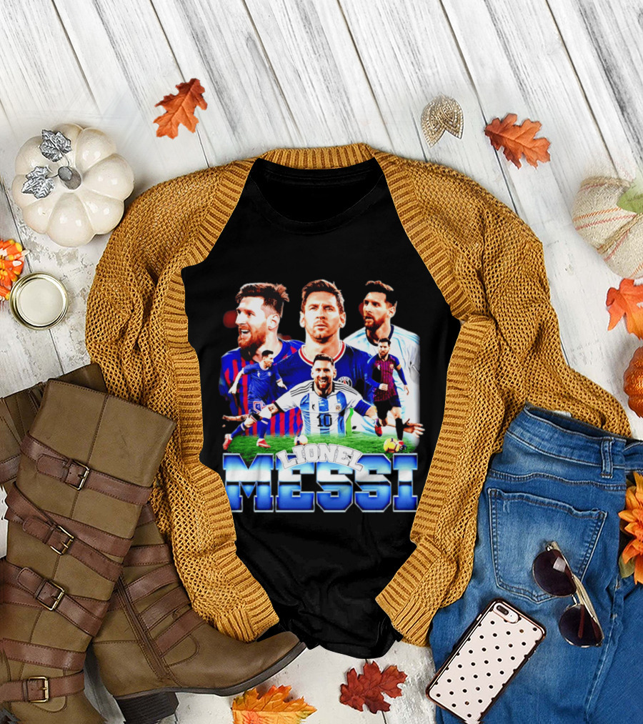 Lionel Messi Barcelona Paris Saint Germain Argentina Football Legend T-Shirt