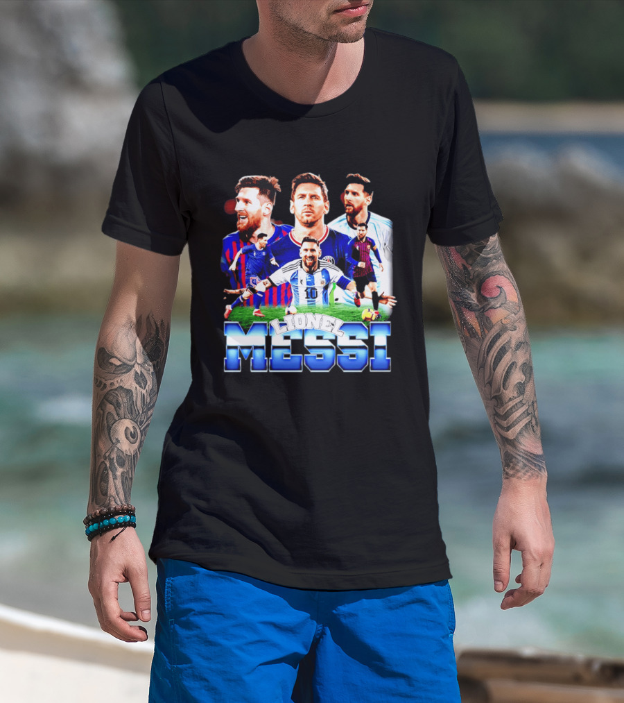 Lionel Messi Barcelona Paris Saint Germain Argentina Football Legend T-Shirt