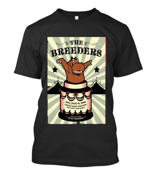 The Breeders Count Basie Theater Red Bank NJ June 21 2026 Sean Solomon T-Shirt