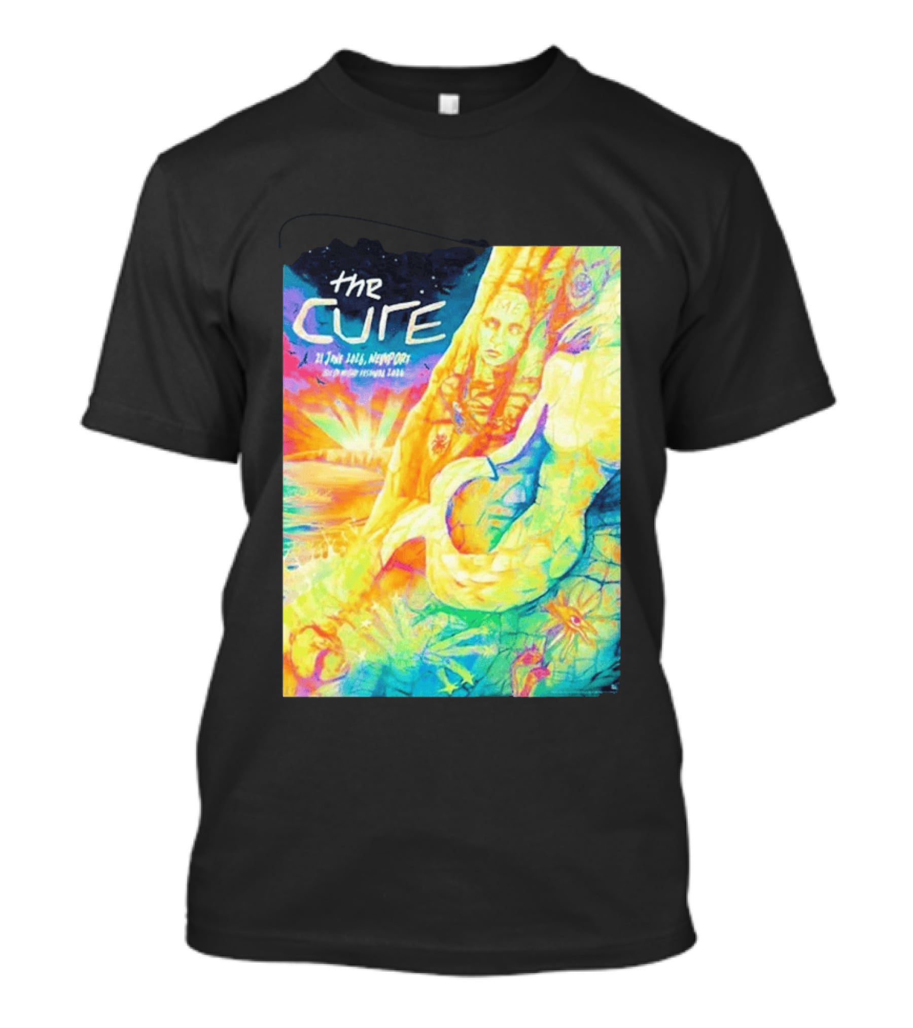 The Cure Isle Of Wight Festival Newport June 21 2026 Psychedelic T-Shirt
