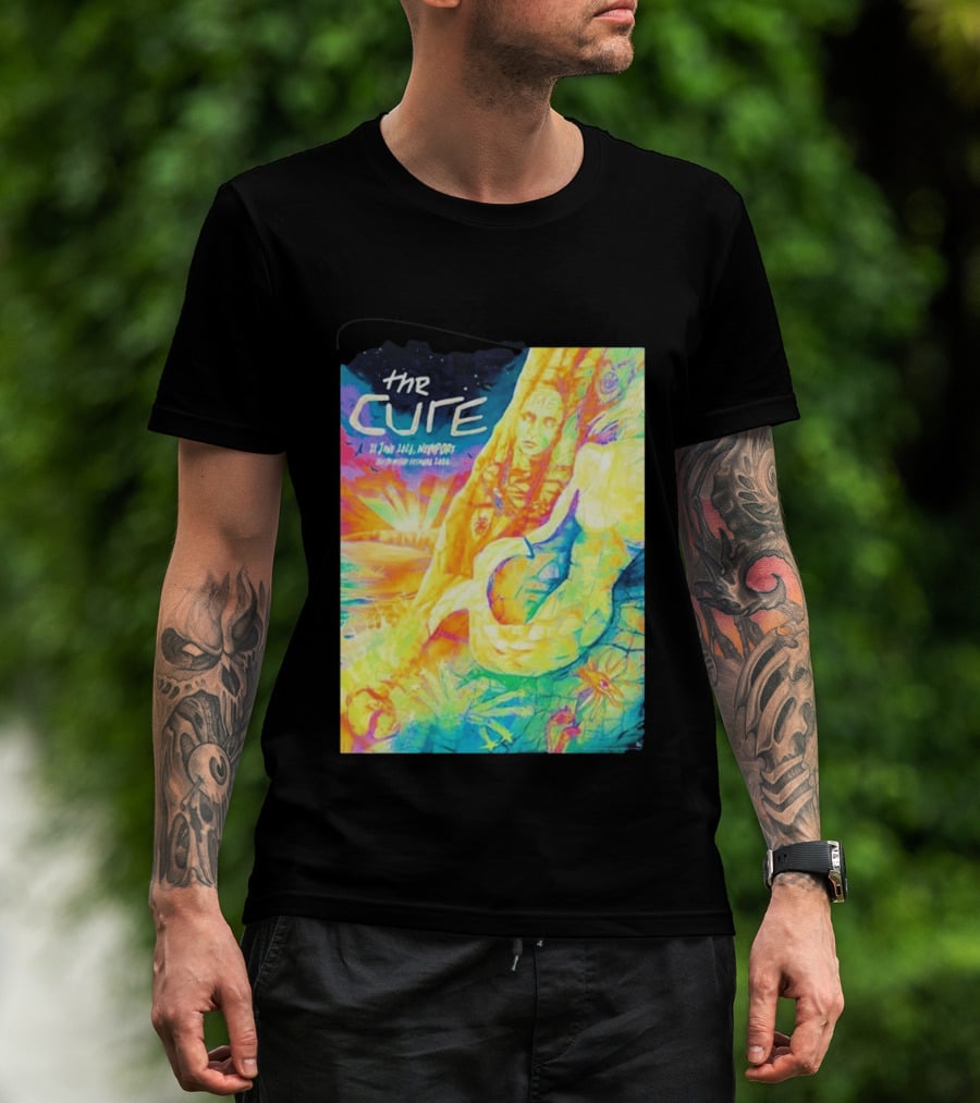 The Cure Isle Of Wight Festival Newport June 21 2026 Psychedelic T-Shirt