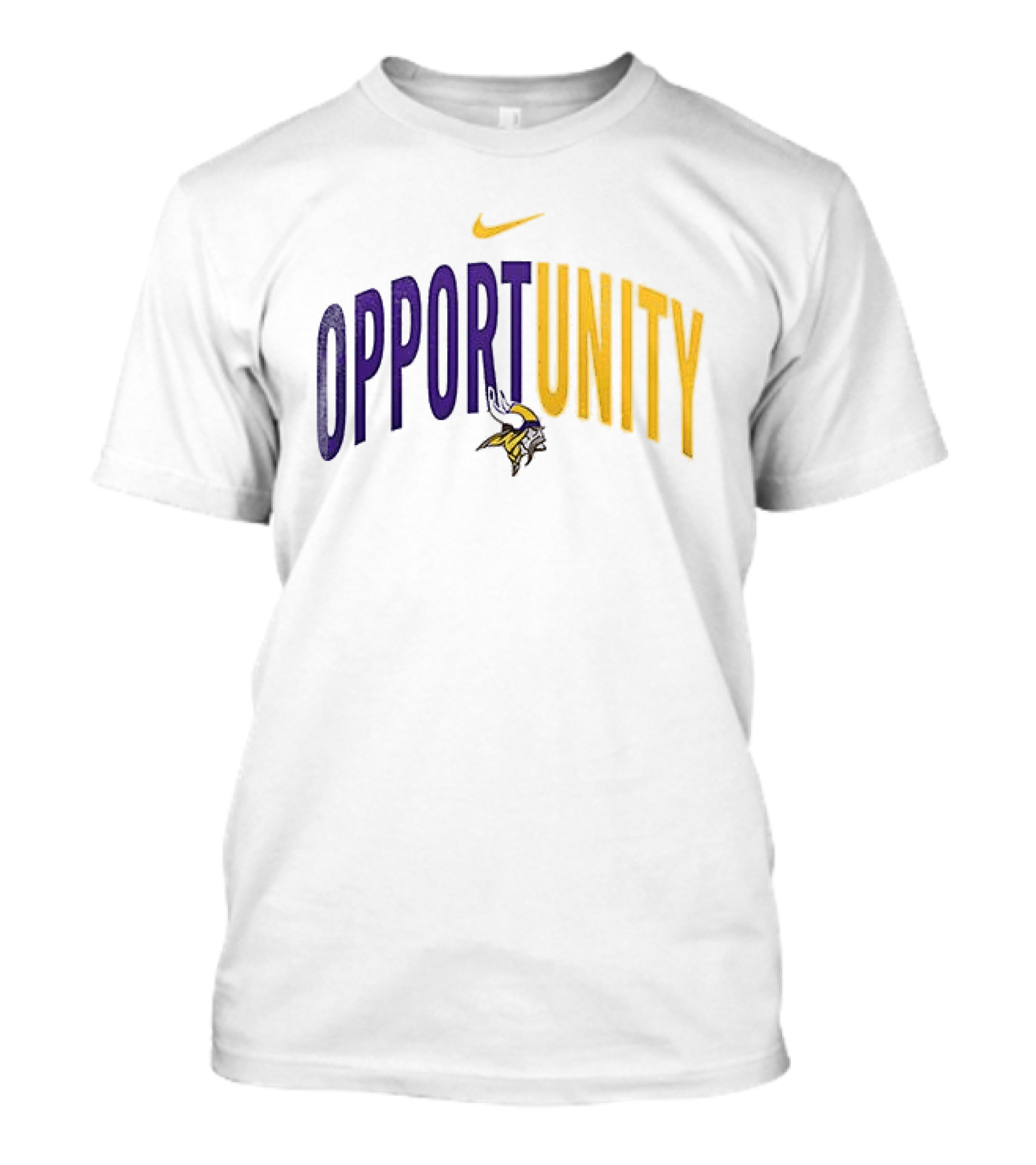 Nike Minnesota Vikings Opportunity Justice Freedom Equity T-Shirt