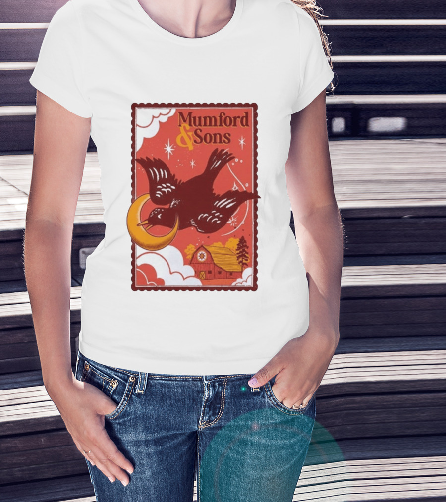 Mumford And Sons Concert June 20 2026 Hershey PA Barn And Bird T-Shirt