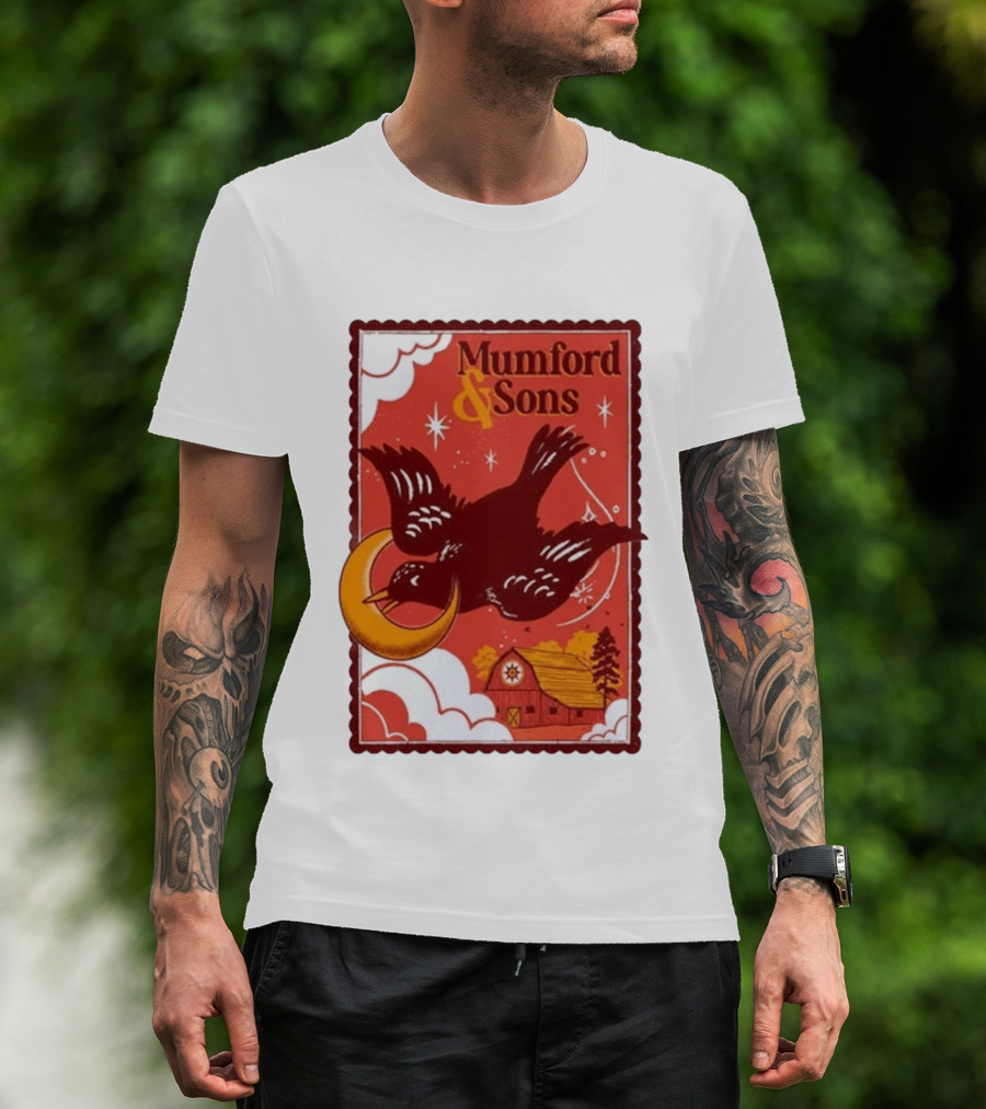 Mumford And Sons Concert June 20 2026 Hershey PA Barn And Bird T-Shirt