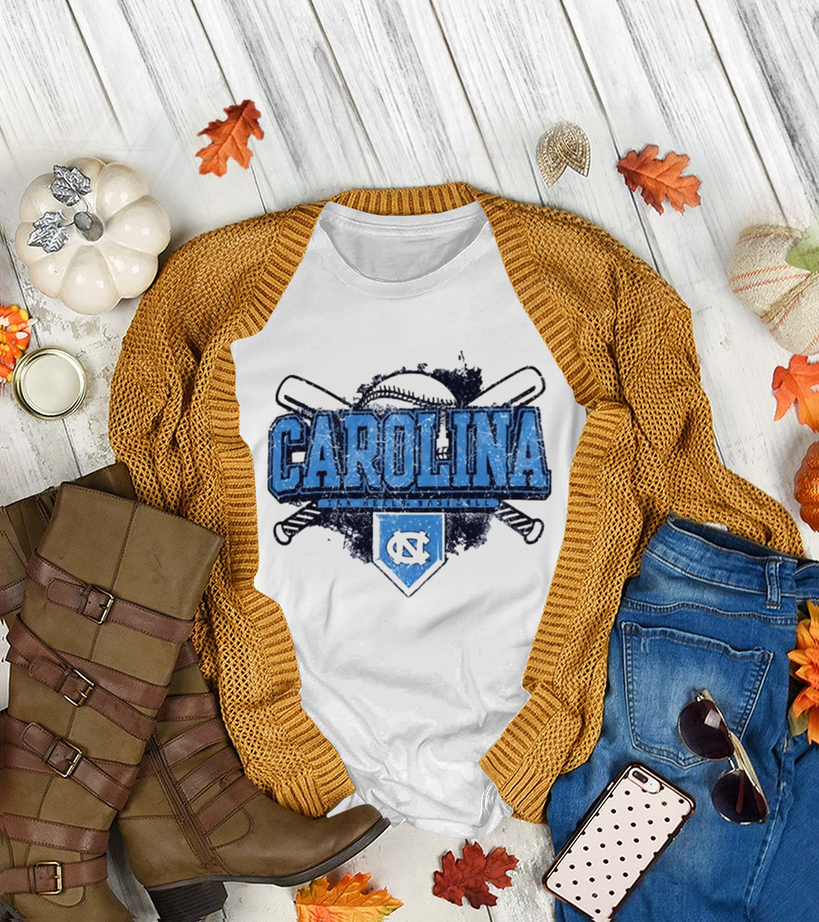 North Carolina Tar Heels Baseball UNC NCAA Carolina Tar Heels T-Shirt
