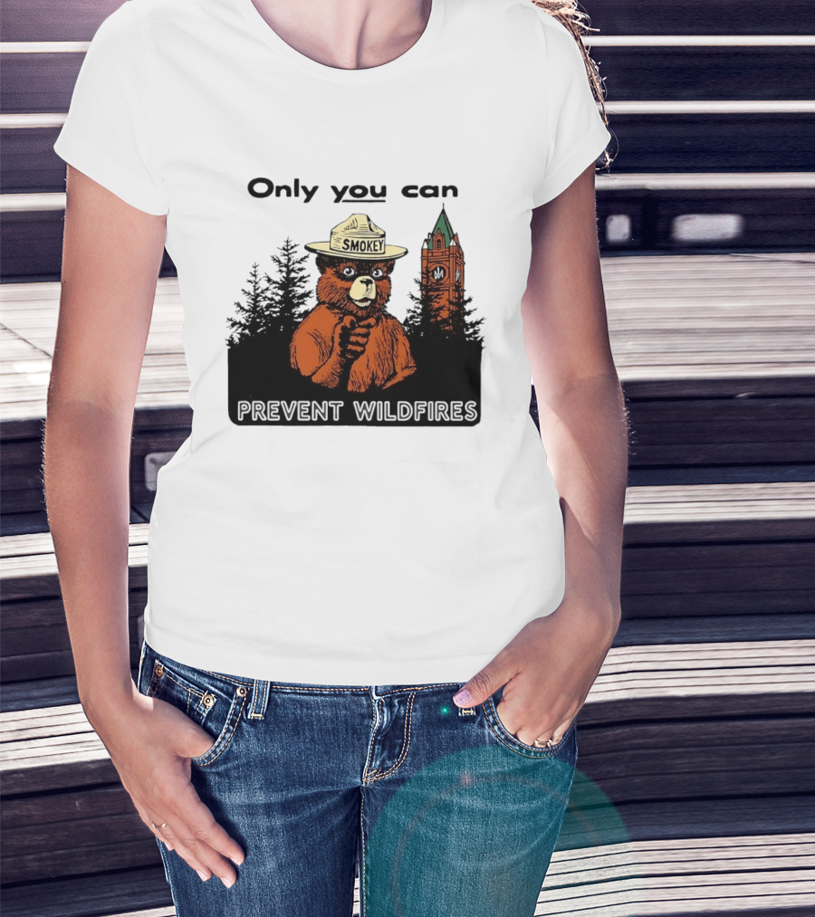 Only You Can Prevent Wildfires Smokey Bear X Montana Collaboration T-Shirt